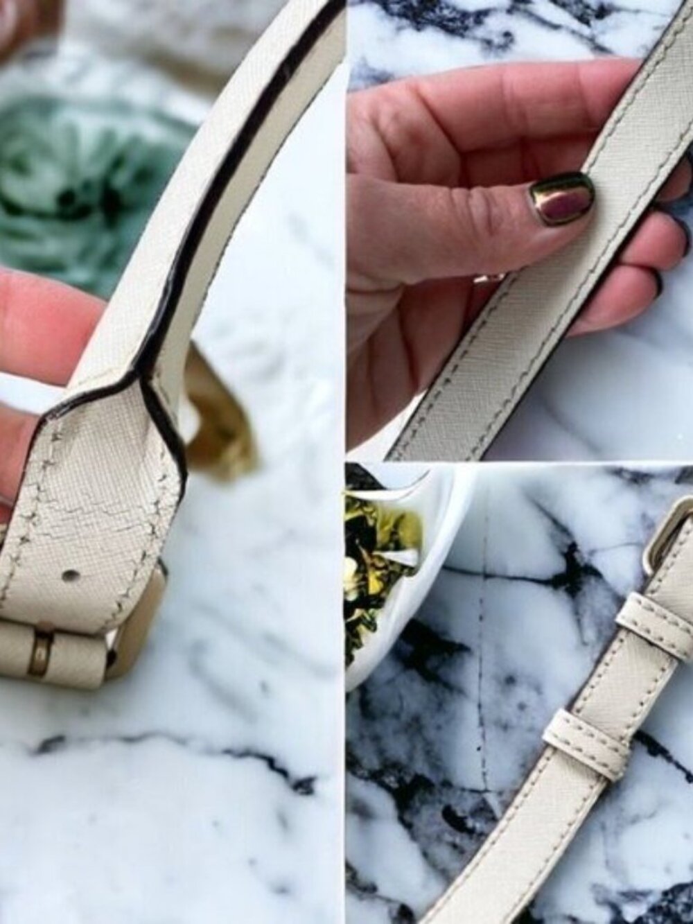 Kate Spade Ivory Charlotte Street Sloan Bag Crossbody Shoulder Saffiano Leather - Picture 6 of 16